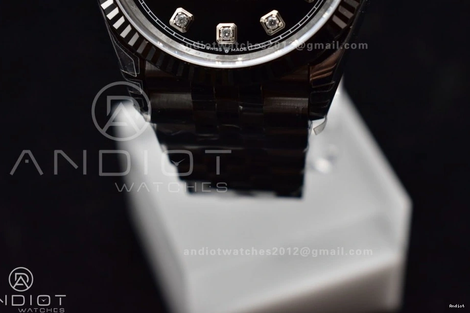VS3235 Black DateJust 904L Diamond On Best Edition VSF 1:1 Bracelet Jubilee 126234 SS Dial Steel 36 1111